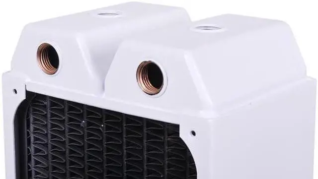 Alt view image 3 of 5 - Alphacool NexXxos Monsta Radiator 360, 120mm x 3, Triple Fan, White