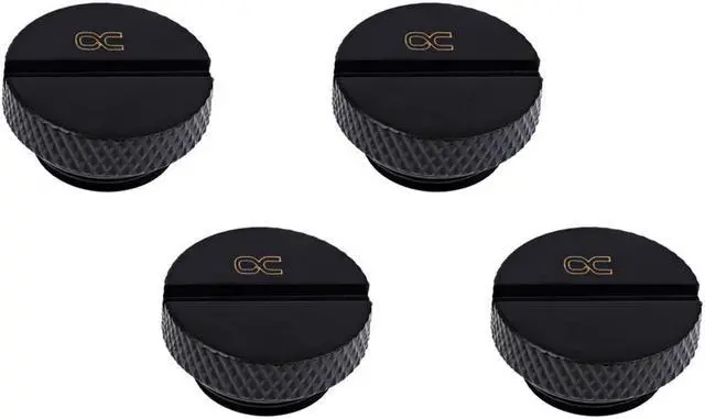 Main image of Alphacool Eiszapfen G1/4" Plug, Deep Black, 4-pack
