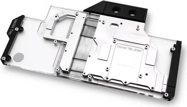 Alt view image 3 of 5 - EKWB EK-Quantum Vector Trio RTX 2080 GPU Water Block, D-RGB, Nickel/Plexi
