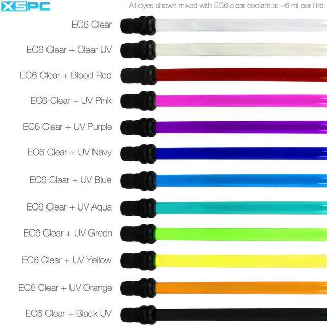 Alt view image 4 of 7 - XSPC EC6 ReColour Dye, 30 mL, UV Navy
