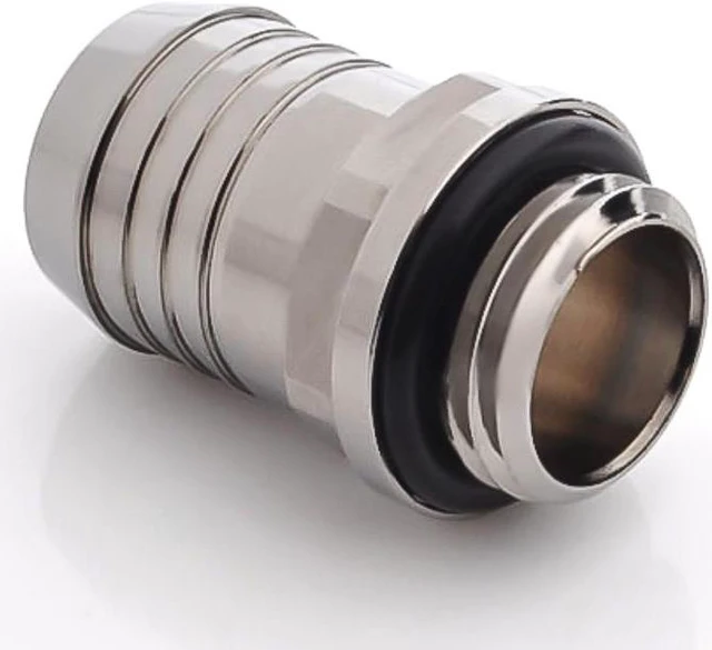 Alt view image 3 of 4 - Bitspower G1/4" to 1/2" Barb Fitting for Soft Tubing, Black Sparkle, 4-pack