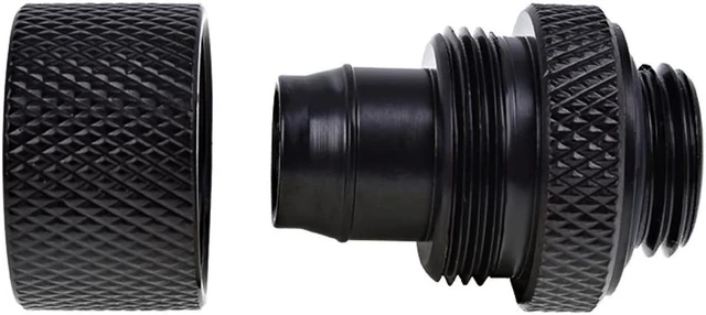 Alt view image 4 of 5 - Alphacool Eiszapfen 13/10mm compression fitting G1/4 - deep black sixpack