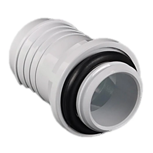 Alt view image 3 of 3 - Bitspower G1/4" to 1/2" Barb Fitting for Soft Tubing, Deluxe White, 4-pack
