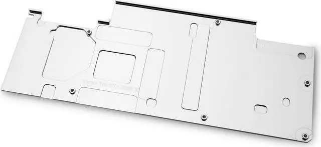 Alt view image 2 of 3 - EKWB EK-Vector Trio RTX 2080 Ti RGB GPU Backplate, Nickel