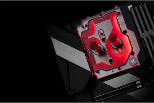 Alt view image 5 of 6 - EK-Quantum Momentum ROG Crosshair VIII Hero D-RGB - Plexi