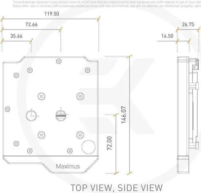 Alt view image 5 of 8 - EKWB EK-Momentum ROG Maximus XI Extreme Monoblock, Digital RGB