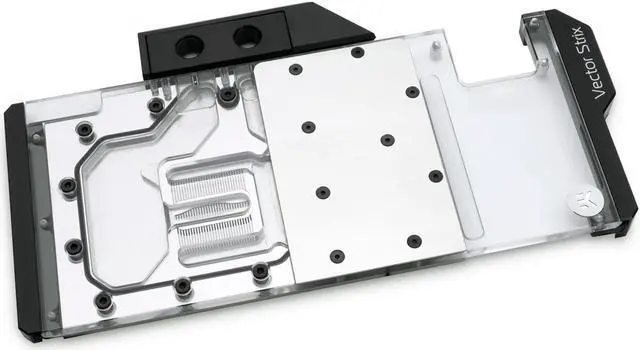 Alt view image 3 of 6 - EKWB EK-Vector Strix RTX 2070 RGB GPU Waterblock, Nickel/Plexi