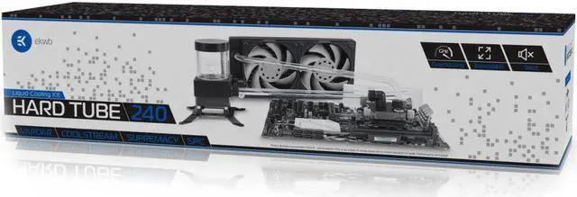 Alt view image 8 of 16 - EKWB EK-KIT HT240 Watercooling Kit