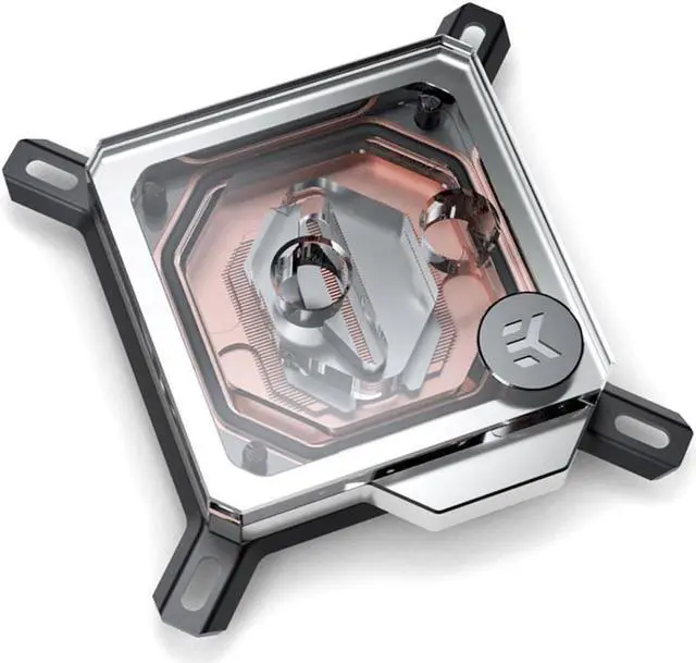 Alt view image 2 of 7 - EKWB EK-Quantum Velocity CPU Water Block, Intel CPU, Copper/Plexi