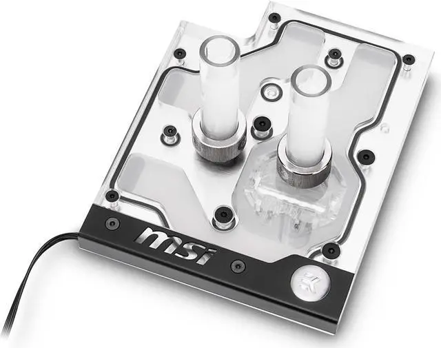 Alt view image 4 of 7 - EKWB EK-FB MSI X470 Pro Carbon RGB Monoblock, Nickel