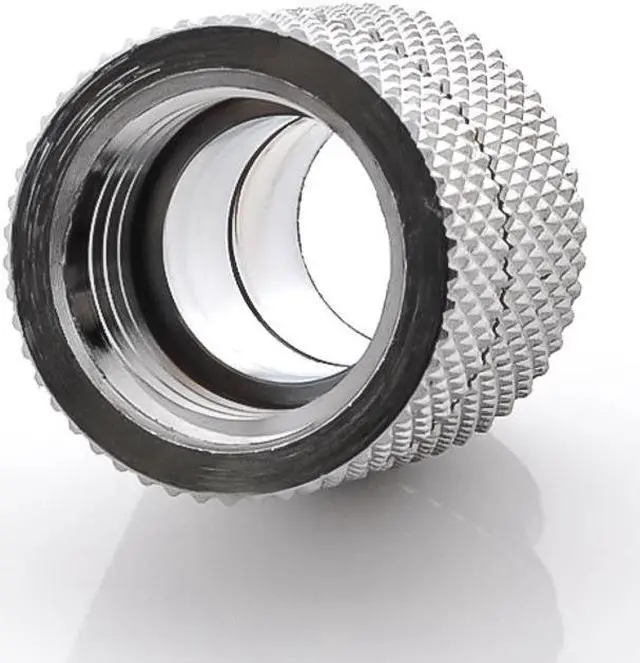 Alt view image 3 of 3 - Bitspower Anti-Twist Adapter Fitting, Silver Shining
