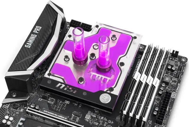 Alt view image 7 of 7 - EKWB EK-FB MSI X470 Pro Carbon RGB Monoblock, Nickel
