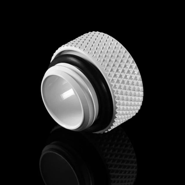 Alt view image 2 of 5 - Bitspower G1/4" Male to Female Extender Fitting, 7.5mm, Deluxe White