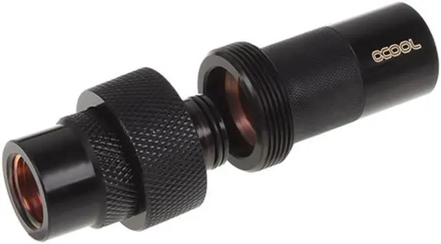 Alt view image 3 of 3 - Alphacool HF G1/4" Quick Release Fitting, Deep Black