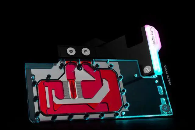 Alt view image 4 of 5 - EKWB EK-Quantum Vector Aorus RTX 2080 Ti GPU Waterblock, Digital RGB, Nickel/Acetal