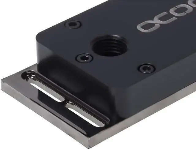Alt view image 3 of 5 - Alphacool D-RAM Cooler X4 Universal, Black Nickel/Acetal