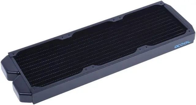 Main image of Alphacool NexXxos ST30 Full Copper Radiator 360, 120mm x 3, Triple Fan, Black