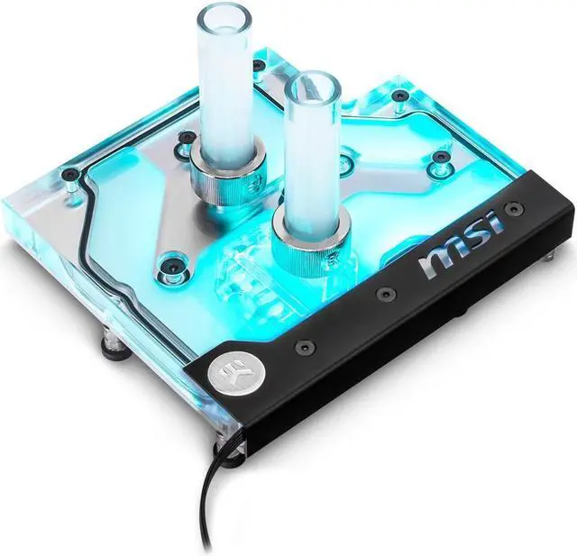 Alt view image 6 of 8 - EKWB EK-FB MSI X470 M7 RGB Monoblock, Nickel