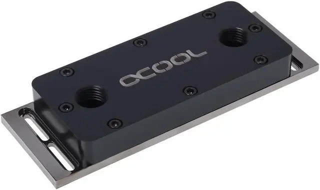 Main image of Alphacool D-RAM Cooler X4 Universal, Black Nickel/Acetal
