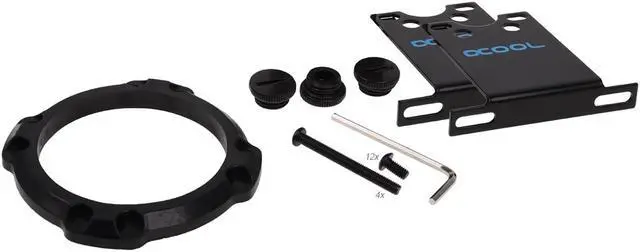 Alt view image 2 of 5 - Alphacool Eisdecke D5 Pump Top V.3, Plexi (Acrylic), Pump Not Included