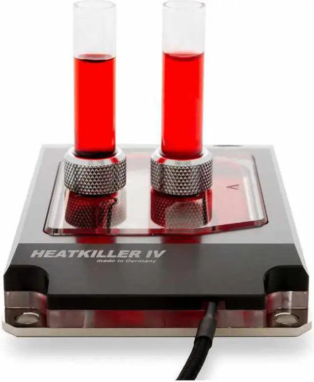 Alt view image 3 of 12 - Watercool HEATKILLER IV PRO CPU Water Block for Threadripper, AMD CPU (Socket sTR4), Acryl Ni / Black