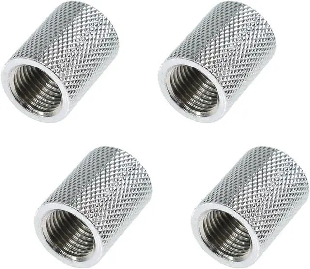 Main image of Alphacool HF G1/4" Female to Female Extender Fitting, 22mm, Chrome, 4-pack
