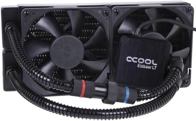 Alt view image 7 of 13 - Alphacool Eisbaer LT240 CPU - black All in One High Performance Water / Liquid Cooler - 240mm Copper Radiator. 11445