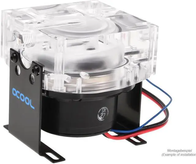 Alt view image 3 of 5 - Alphacool Eisdecke D5 Pump Top V.3, Plexi (Acrylic), Pump Not Included