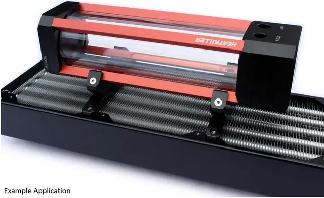 Alt view image 3 of 4 - Watercool HEATKILLER Tube Reservoir 120mm Fan Mount