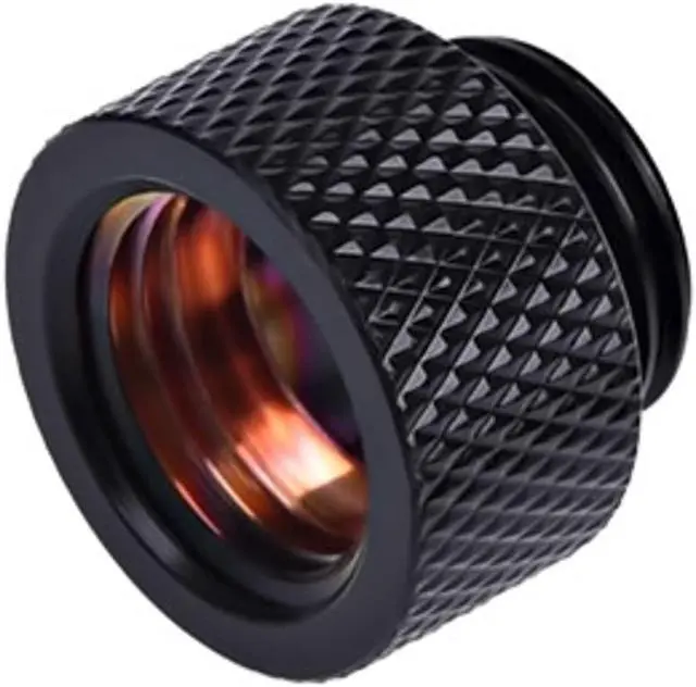 Alt view image 2 of 6 - Alphacool HF G1/4" Male to Female Extender Fitting, 10mm, Deep Black, 4-pack