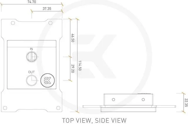 Alt view image 7 of 7 - EKWB EK-Supremacy EVO Threadripper Edition - Acetal+Nickel