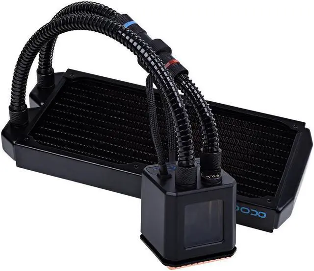 Alt view image 9 of 13 - Alphacool Eisbaer AIO CPU Cooler with 240mm Radiator