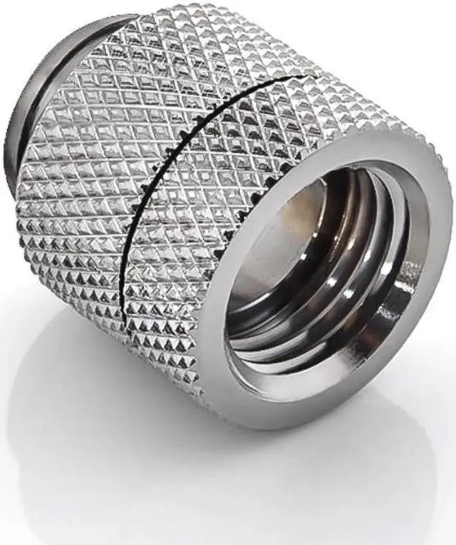 Alt view image 2 of 3 - Bitspower Anti-Twist Adapter Fitting, Silver Shining