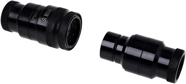Alt view image 4 of 14 - Alphacool G3/8" Eiszapfen HF Quick Release Connector Kit, Deep Black