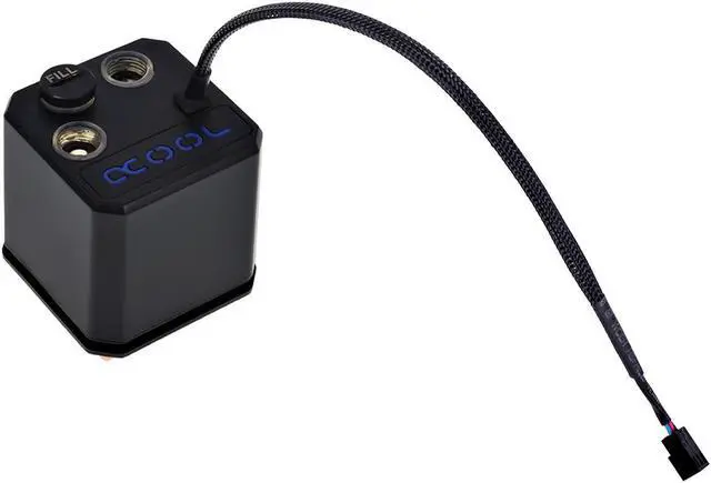 Main image of Alphacool Eisbaer (Solo) CPU Water Block and Pump, Black