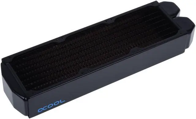 Alt view image 2 of 8 - Alphacool NexXxos XT45 Full Copper Radiator 240, 80mm x 3, Triple Fan, Black