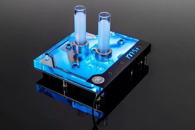 Alt view image 7 of 8 - EKWB EK-FB MSI X470 M7 RGB Monoblock, Nickel