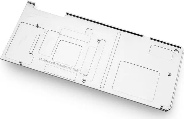 Alt view image 3 of 4 - EKWB EK-Vector FTW3 RTX 2080 Ti Backplate, Nickel