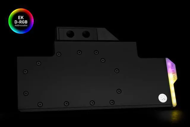 Alt view image 4 of 5 - EKWB EK-Quantum Vector Trio RTX 2080 Ti GPU Water Block, D-RGB, Nickel/Acetal