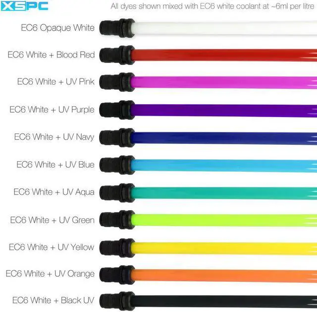 Alt view image 3 of 7 - XSPC EC6 ReColour Dye, 30 mL, UV Navy