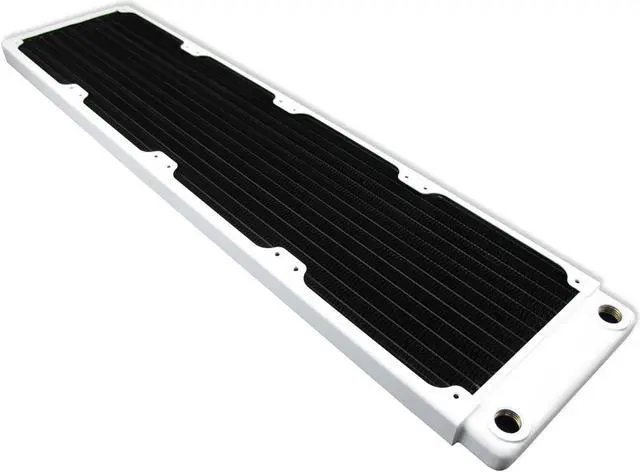 Alt view image 6 of 12 - XSPC TX480 Ultra Thin Radiator, 120mm x 4, Quad Fan, White