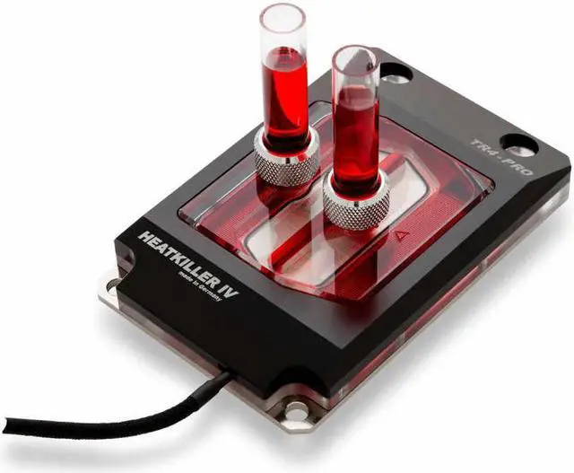 Alt view image 4 of 12 - Watercool HEATKILLER IV PRO CPU Water Block for Threadripper, AMD CPU (Socket sTR4), Acryl Ni / Black