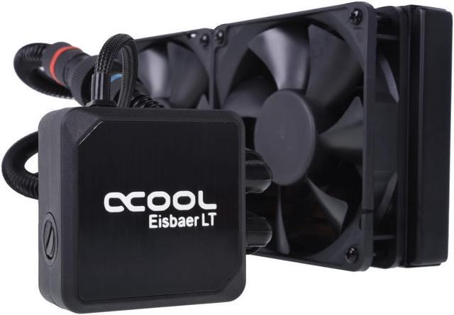 Alt view image 9 of 13 - Alphacool Eisbaer LT240 CPU - black All in One High Performance Water / Liquid Cooler - 240mm Copper Radiator. 11445