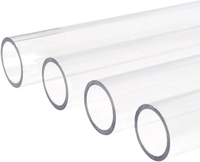 Main image of Alphacool Eisrohr PETG HardTube 13mm ID, 16mm OD, 60cm, Clear, 4-pack