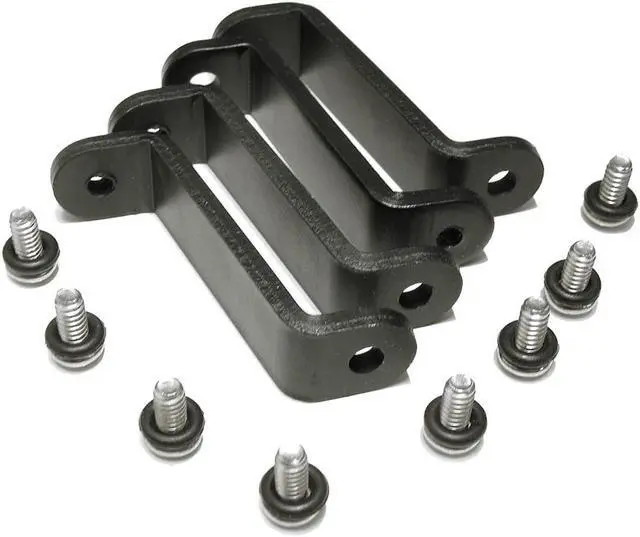 Main image of XSPC Radiator Standoff Bracket Set (6-32 UNC), Black