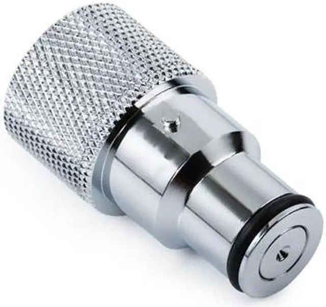 Alt view image 2 of 8 - Bitspower Quick Disconnect Male Fitting with G1/4" Female Extender, Silver Shining