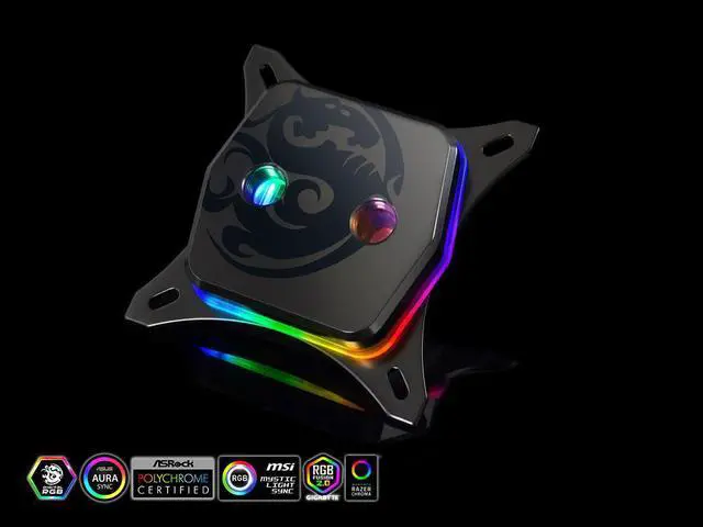 Alt view image 3 of 6 - Bitspower Premium Summit M CPU Water Block, Mystic Black Metal Edition
12th/13th/14th Gen Intel CPU, LGA1700
AMD AM4/AM5