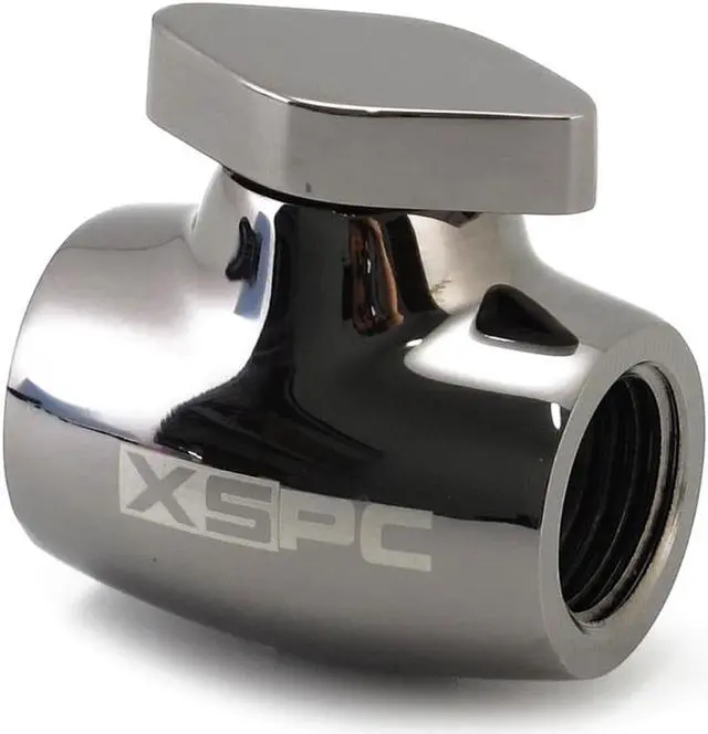 Alt view image 7 of 11 - XSPC Ball Valve G1/4 (Black Chrome)"