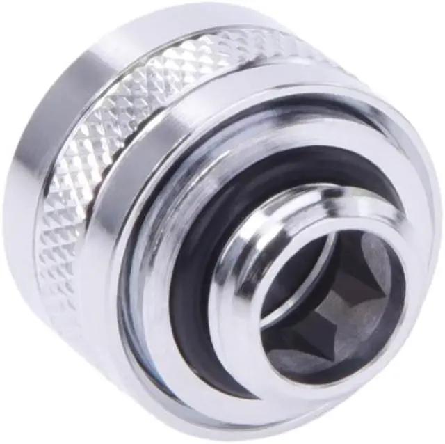 Alt view image 8 of 9 - Alphacool Eiszapfen PRO 13mm HardTube Fitting G1/4 - Six Pack - Chrome (17474)