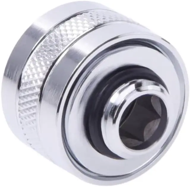 Alt view image 8 of 9 - Alphacool Eiszapfen PRO HardTube G1/4" Fitting, 16mm OD, Chrome, 6-pack